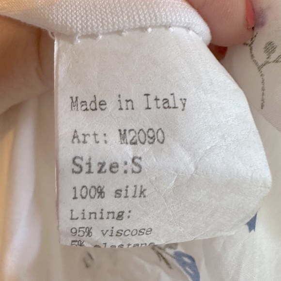 TENDENZE 100% Silk Women's Blouse Size S - Made in Italy - Picture 3 of 4